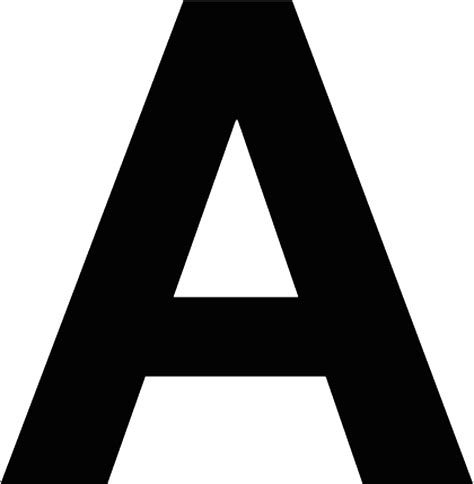 Letter A Png