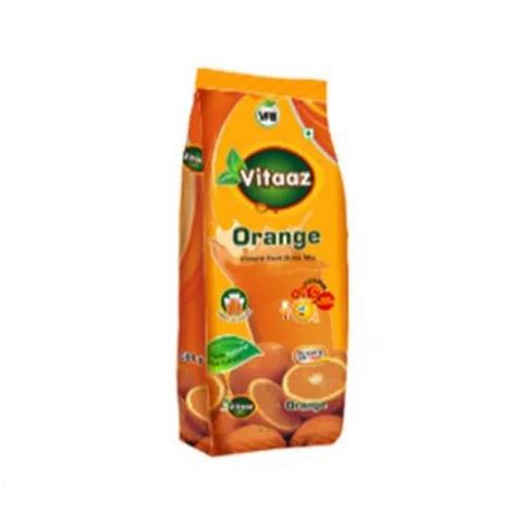 Vitaaz Instant Orange Juice Powder Packaging Size 500g Packaging