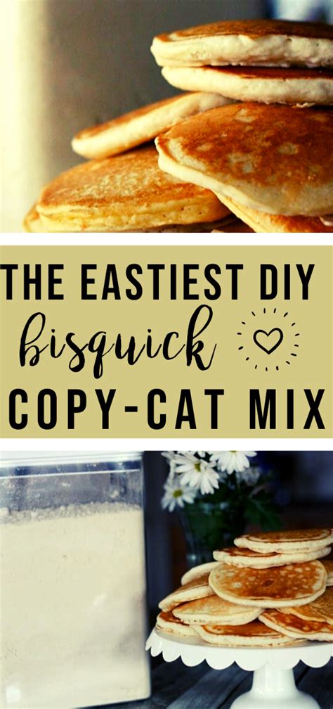 To make cookies with pancake mix, substitute the flour in the recipe for pancake mix. Make Ahead Pancakes: DIY Bisquick Copy-Cat Mix | Happy ...