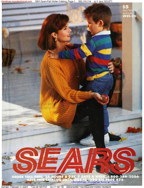 1991 Sears Fall Winter Catalog Page 1 Catalogs And Wishbooks
