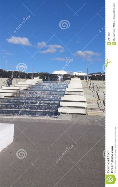 Olympic Waterfall In Sochi Editorial Stock Image Image Of Waterfall