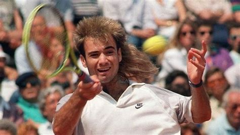 The 25 Best Mullets In Sports History Andre Agassi Mullet Hairstyle