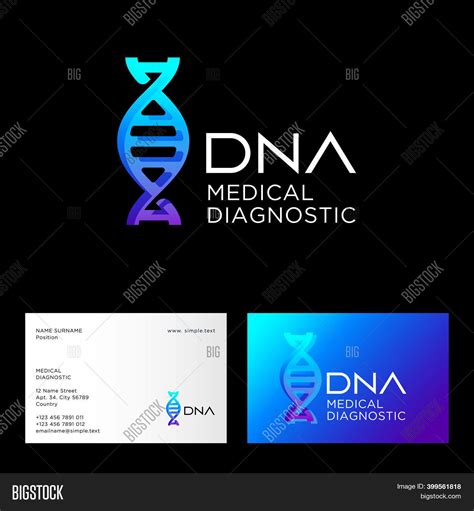 Dna Laboratory Logo Vector And Photo Free Trial Bigstock