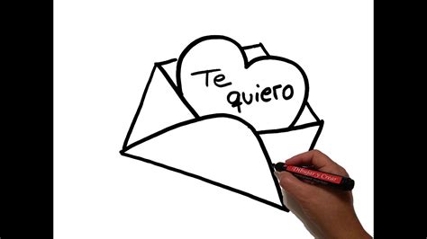 Como Dibujar Carta De Amor How To Draw Love Letter Youtube