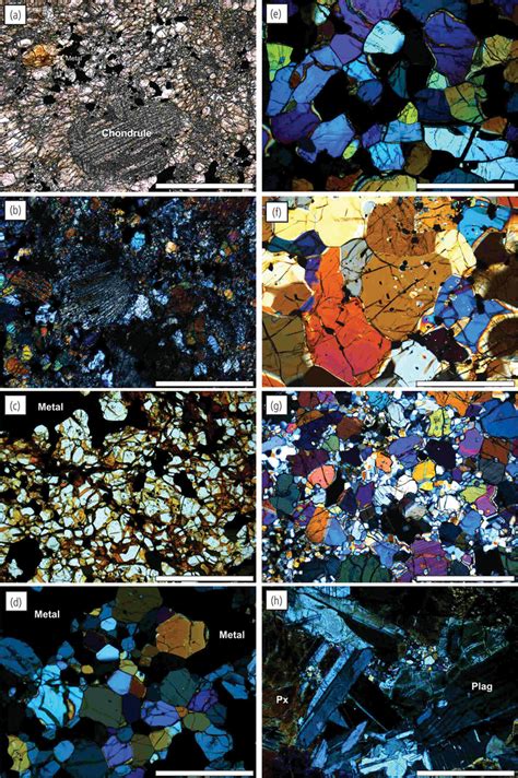 Photomicrographs Of Selected Meteorite Classes Including The Ll 5