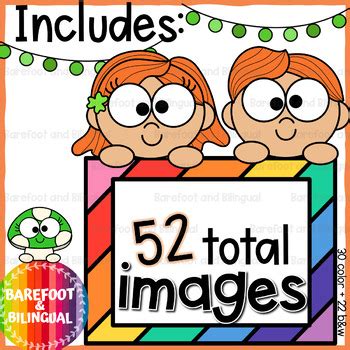 St Patricks Day Toppers Clipart By Barefoot And Bilingual Clipart And More