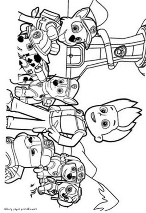 Paw Patrol Lookout Coloring Page Porn Sex Picture
