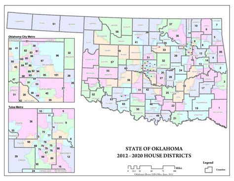 Oklahoma House Districts Map