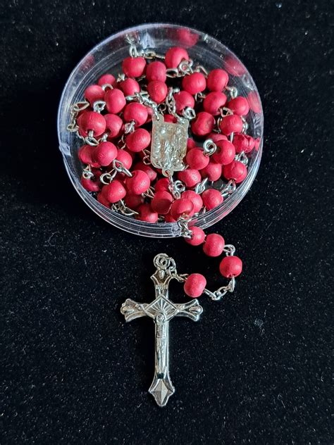 Lourdes Rose Petal Rosary