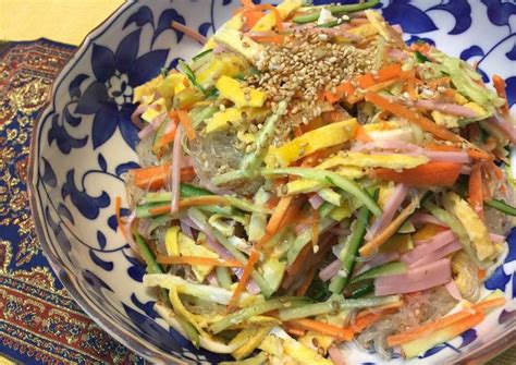 They are made from potato, rice, corn, or mung bean starches. Japanese Harusame Noodle Salad Recipe by Aunty Eiko's ...