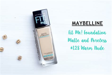 Review Maybelline Fit Me Foundation Matte Poreless Warm Nude