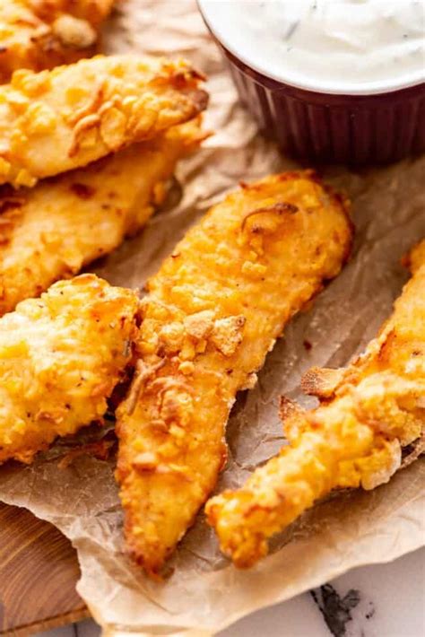 Crispy Baked Chicken Fingers Recipe The Cookie Rookie Video