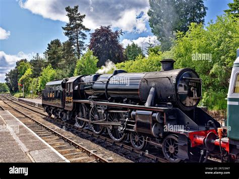 Strathspey Steam Railway Scotland Early Summer And Blue Sky The Steam