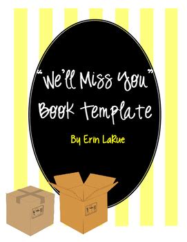 7 years ago 14:00 10175. We'll Miss You Memory Book by Hoosier Teacher | Teachers ...