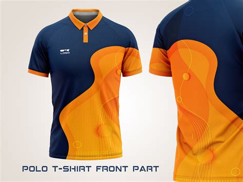Polo T Shirt Design Front And Back Part Design Behance Behance