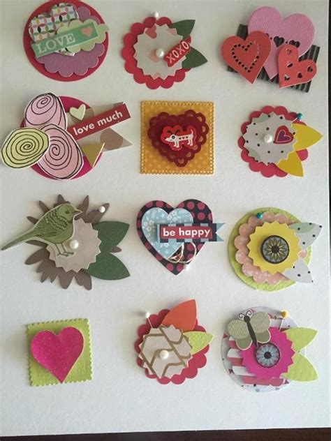 Valentine Embellishments Craftsy Card Embellishments Cards