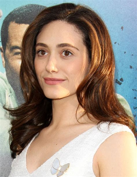 Emmy Rossum White Hot In Christian Louboutin June Pumps