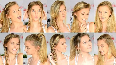 10 Easy Back To School Hairstyles Youtube