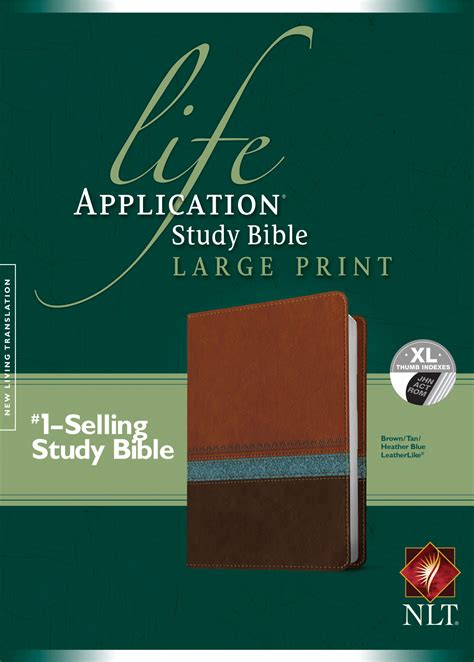 Life Application Study Bible Nlt Large Print By New Living Trans 2