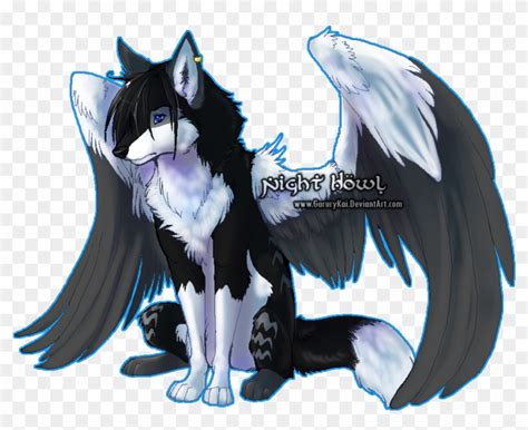 The Best 23 Cute Blue Wolf With Wings