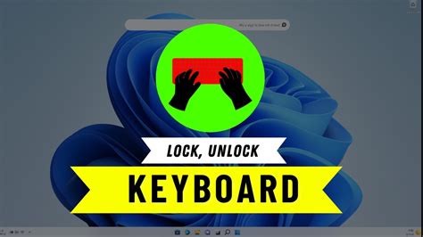 How To Lock And Unlock Keyboard In Windows 111087 Youtube