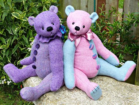 Thistle And Lullaby Are 20 Clothteddy Bears Designed And Created By Paulacarter Artistbears
