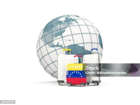 베네수엘라의 국기의 수하물 세계 앞 3 개의 가방 베네수엘라에 대한 스톡 벡터 아트 및 기타 이미지 베네수엘라 여행 가방