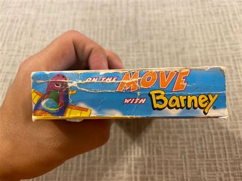On The Move With Barney 2002 Vhs Barney Candy Bar Vhs