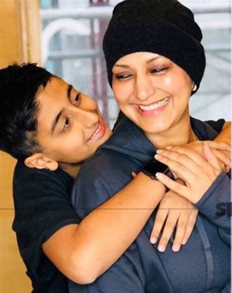 Unseen Picture Of Sonali Bendre With Her Son Ranveer Behl From Sloan