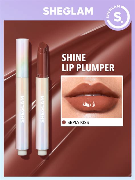 SHEGLAM Pout Perfect Shine Lip Plumper Sepia Kiss