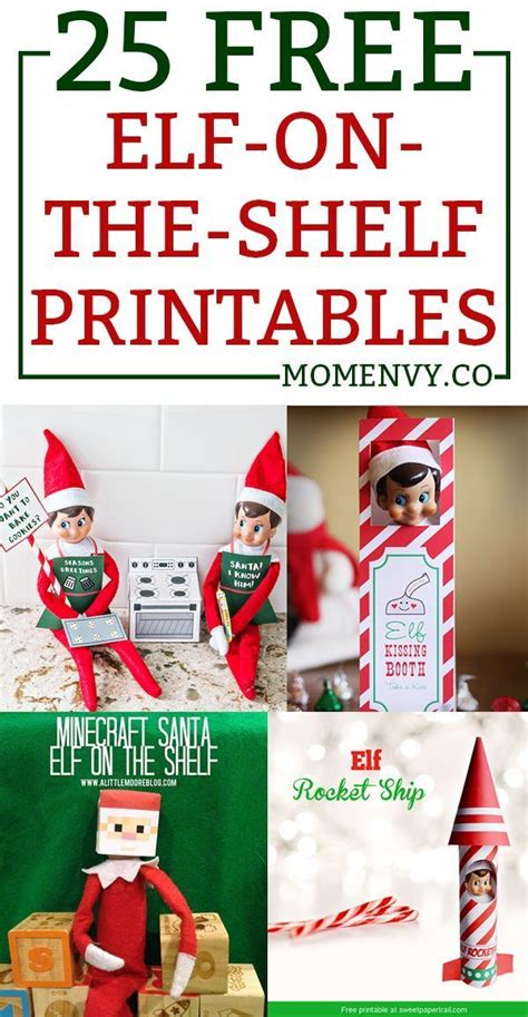 Creative Elf On A Shelf Printables