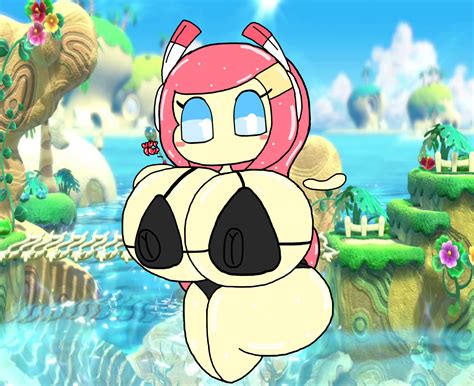 Rule 34 Alien Alien Girl Bikini Gigantic Ass Huge Ass Kirby Series Kirby Planet Robobot