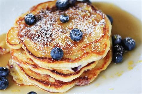 Buttermilk Blueberry And Lemon Pancakes Carnaldish Recipe