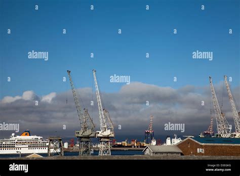 Cape Town Waterfront Docks South Africa Stock Photo Alamy