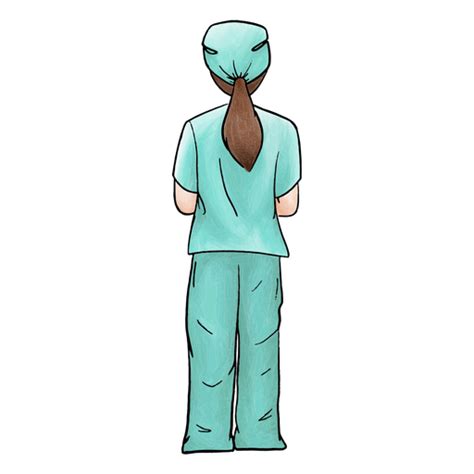 Female Doctor Color Stroke Png And Svg Design For T Shirts