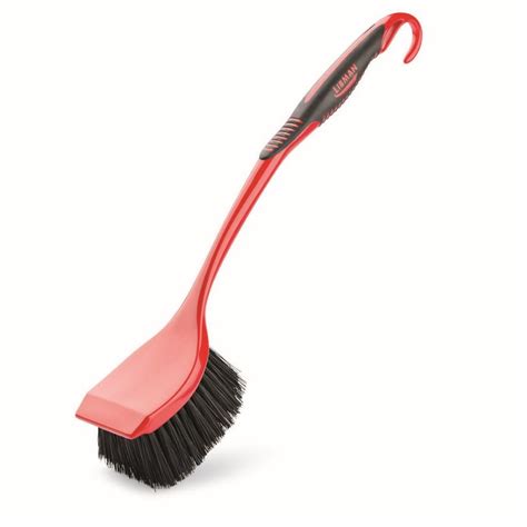 Libman Long Handle Utility Scrub Brush Red And Black Rural King