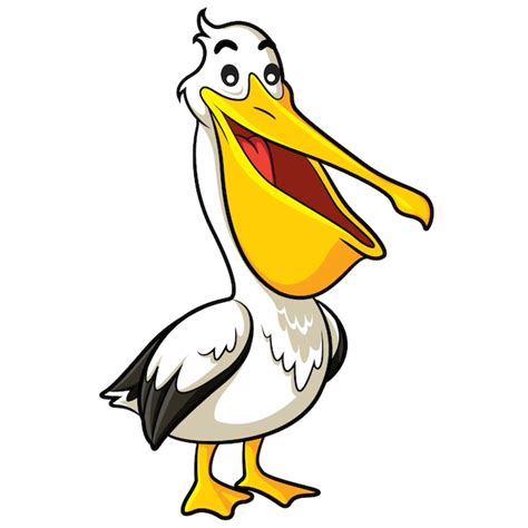 Premium Vector Pelican Cartoon