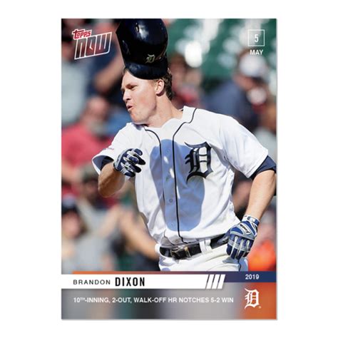 Brandon Dixon - MLB TOPPS NOW® Card 179 - Print Run: 168