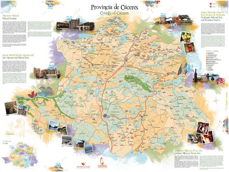 Mapa De Caceres Turismo