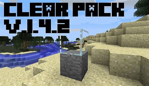 Clearpack V145 Clear Glass Latest Minecraft Texture