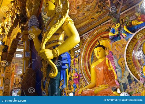 The Seated Sakyamuni Buddha Image In Gangaramaya Temple Is A Symbol Of