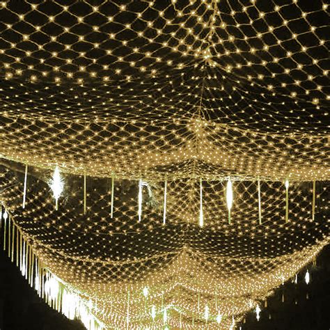 135pcs 3m Large Led String Fairy Lights Net Curtain Xmas Wedding