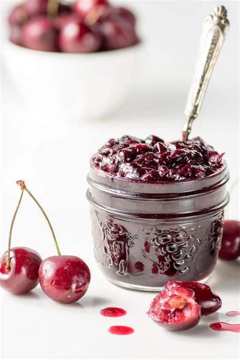 A Cherry Jam Recipe That Does Not Require Sugar To Gel This Low Carb Jam Has A Perfect Jammy