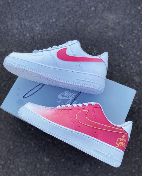 Pink Air Force 1 Custom Daniel Customs