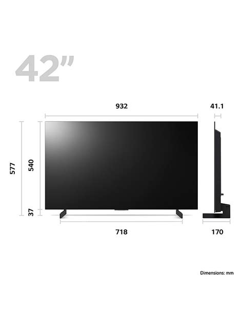Lg Oled42c34la 2023 Oled Hdr 4k Ultra Hd Smart Tv 42 Inch With