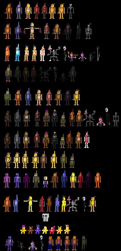 Latest Version Of My Five Nights At Freddys And Candys Sprites