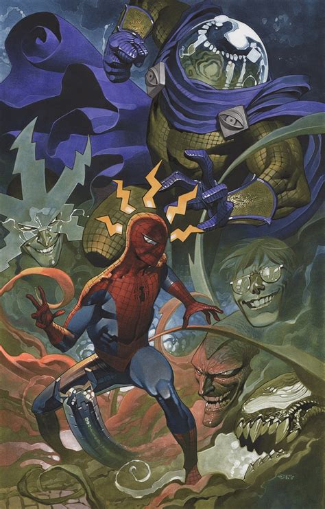 Spider Man Vs Mysterio By Chris Stevens In Etienne Estorge S The Keepers Comic Art Gallery Room