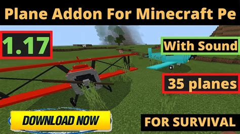 Plane Addon For Minecraft Pe Airplane Addon Mcpe Plane Addon Mcpe