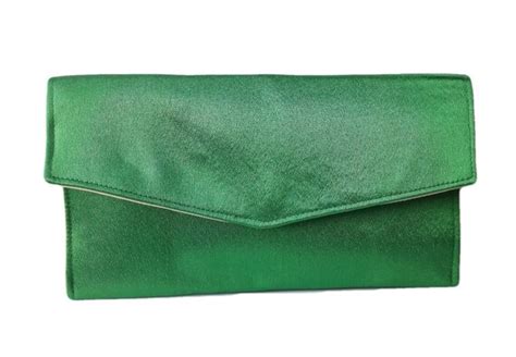 Handmade Emerald Green Clutch Bag Purse T For Her Etsy