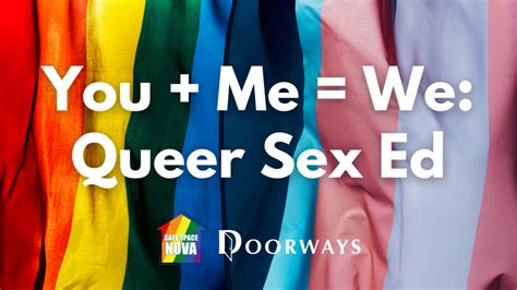 you me we queer sex ed course for youth doorways